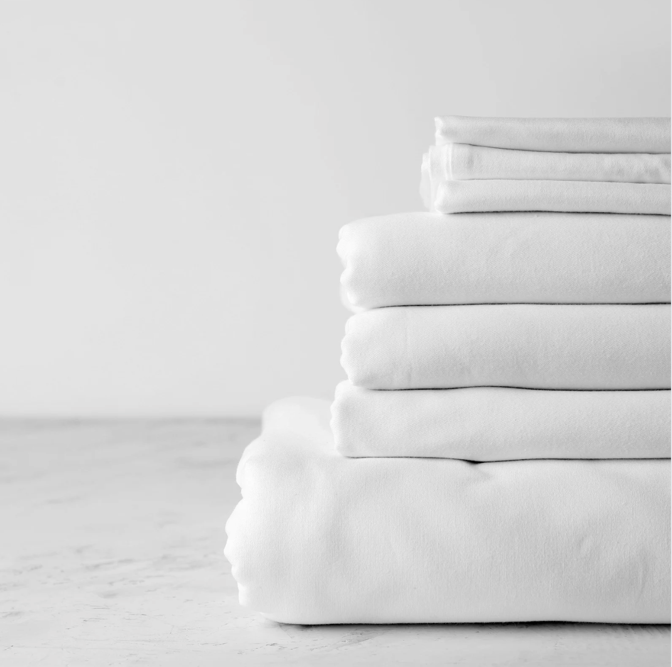 Drap plat et drap housse